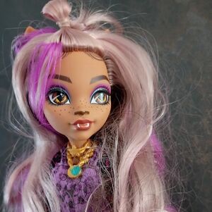 Purple and Pink Fashion Doll